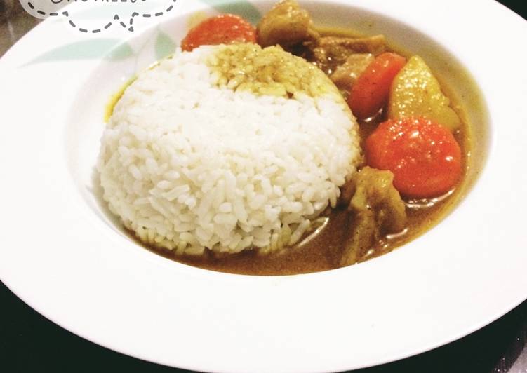 cara membuat Simple Japanese Chicken Curry