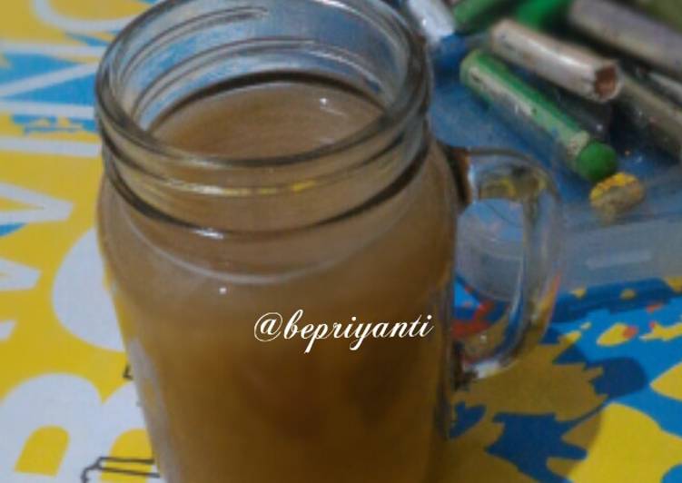 cara membuat Jus Pir Anggur