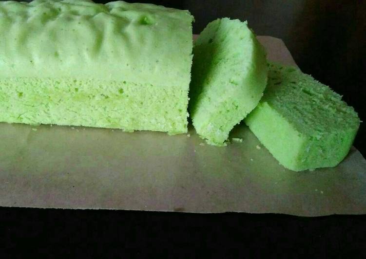 gambar untuk cara membuat Bolu Pandan Kukus 2 Telur