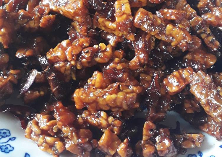 resep makanan Orek Tempe Kering