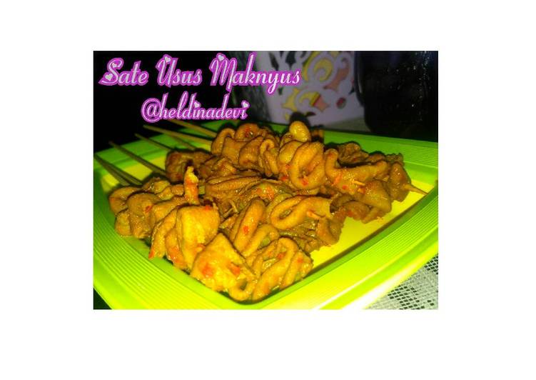 resep makanan Sate Usus Maknyus ??