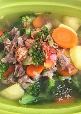 Sup daging | sup diet