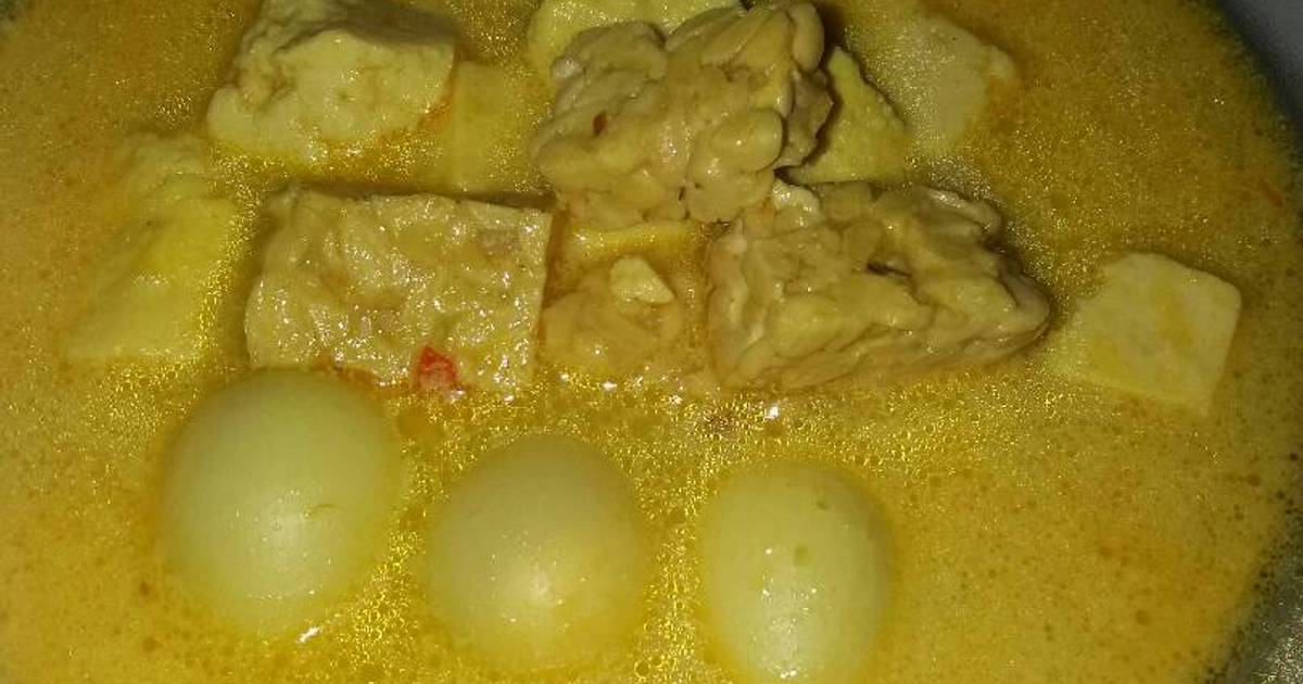  Resep Tahu tempe telur bumbu kuning oleh Thiwi Saputra 