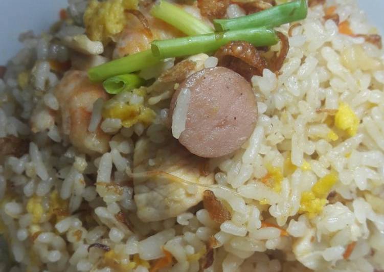 resep makanan Nasi goreng singapura