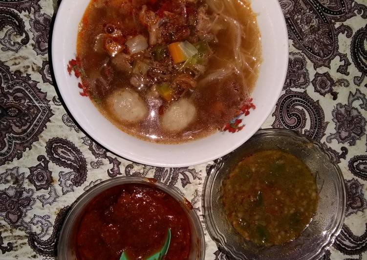 resep makanan Soto tauto Pekalongan