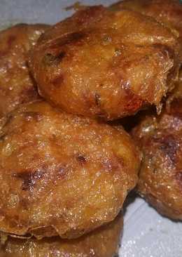 Perkedel kentang daging bumbu spesial