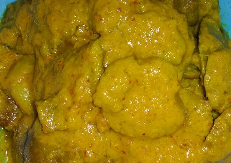 resep lengkap untuk Rendang jengkol