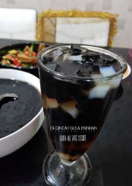 Es cincau sirup gula pandan