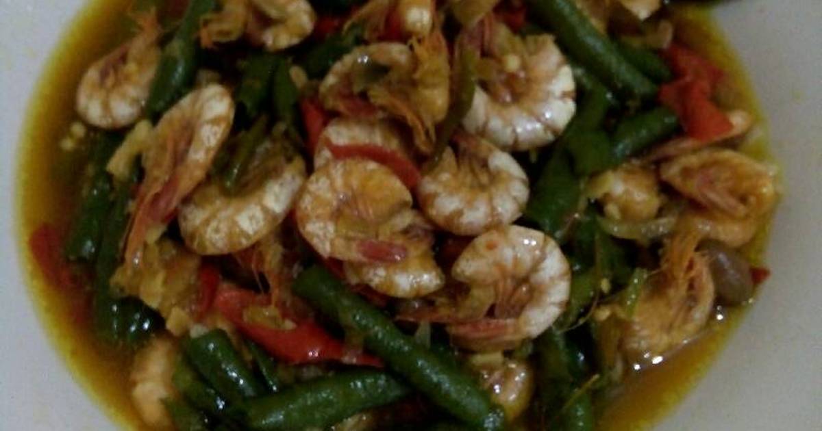 61 iresepi itaucoi udang kacang panjang enak dan sederhana 