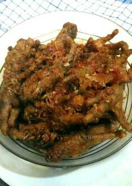 Lentik manis pedas (ceker pedas)