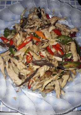 Tumis pedas ikan cue