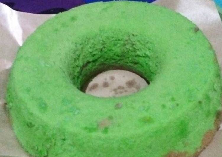 resep makanan Bolu Pandan Kukus