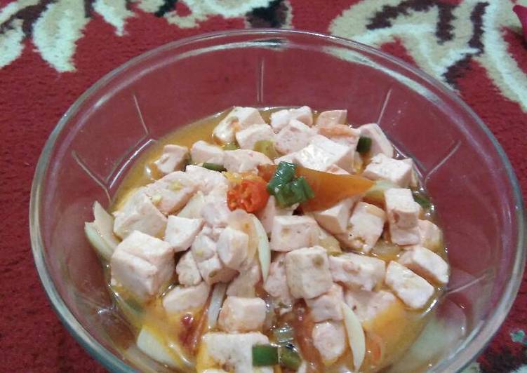 Resep Tumis tahu rasa capcay Kiriman dari Agustina Ike