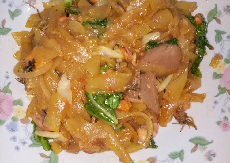 cara membuat Kwetiaw goreng gampang ajah