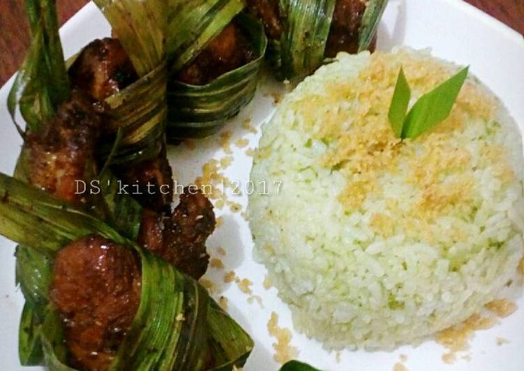 resep makanan Thai Pandan-Wrapped Chicken aka Ayam Goreng Pandan Thailand