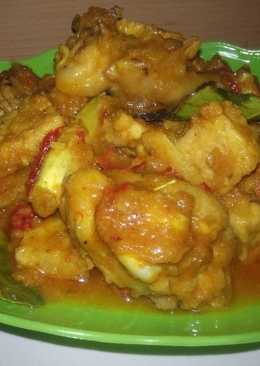 Rica ayam bumbu kuning