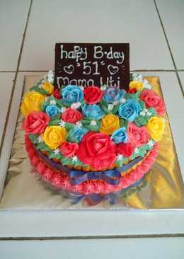 Bronise kukus untuk tart cantik