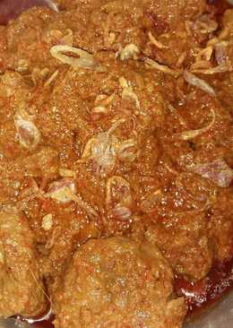 Rendang daging sapi ala rumahan