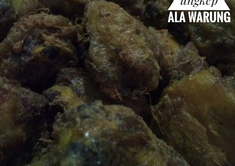 bahan dan cara membuat Ayam goreng ungkep ala warung #BikinRamadanBerkesan