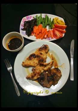 Chicken Steak with Teriyaki Sauce