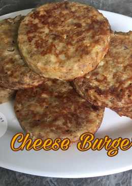 Cheese Burger (tanpa tepung roti)