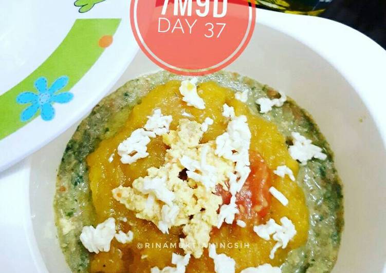 resep lengkap untuk Mpasi pumpkin (labu parang) 7m+