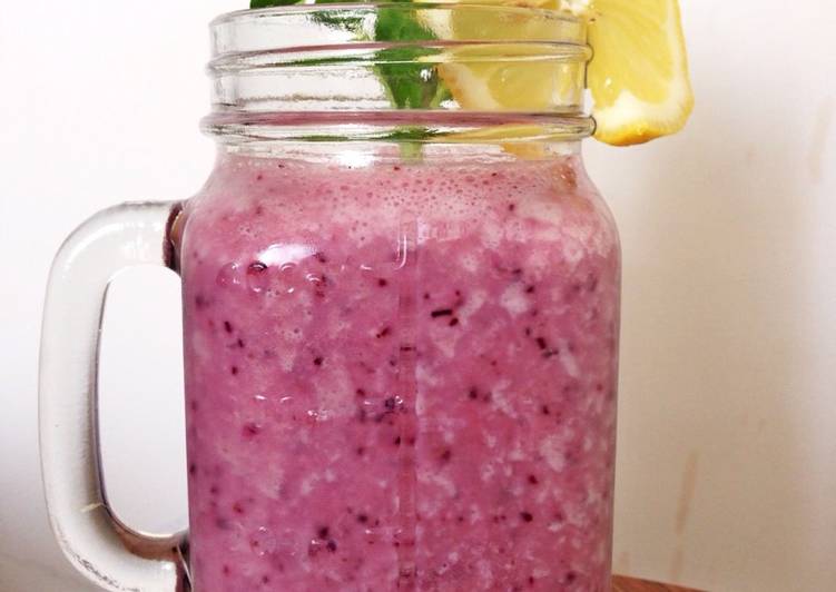 Resep Smoothie Blueberry Seledri - Kimchibaby Kitchen