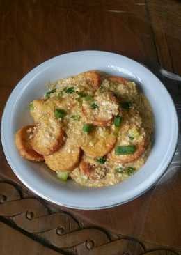 Tahu Sutra Saus Telor Asin