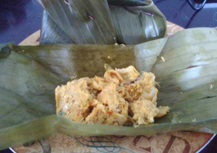 resep makanan Botok tahu tempe+ teri medan