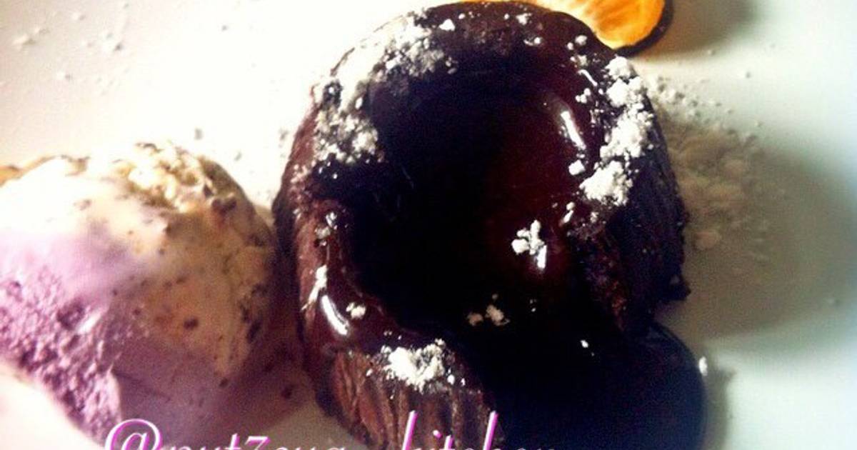 Resep Choco lava cake (molten lava cake)