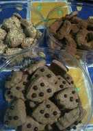 Kue coklat Milo, kue coklat chip, n kue coklat keju