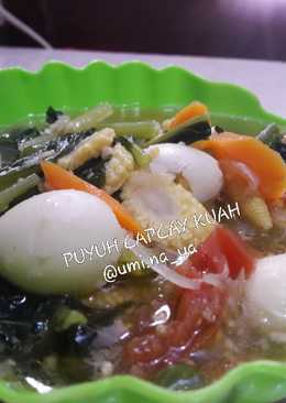Capcay puyuh kuah