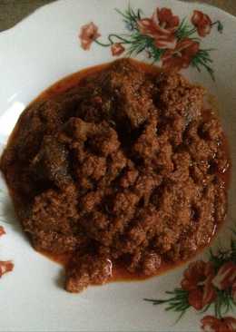 Rendang daging ala mertua