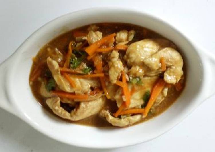 resep masakan Fillet dada ayam saus tiram