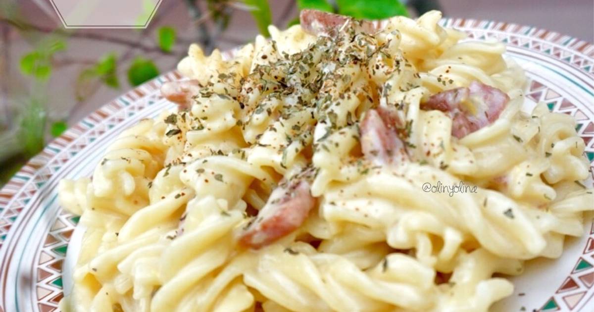 Resep Spaghetti Carbonara Tuna - Contoh Si
