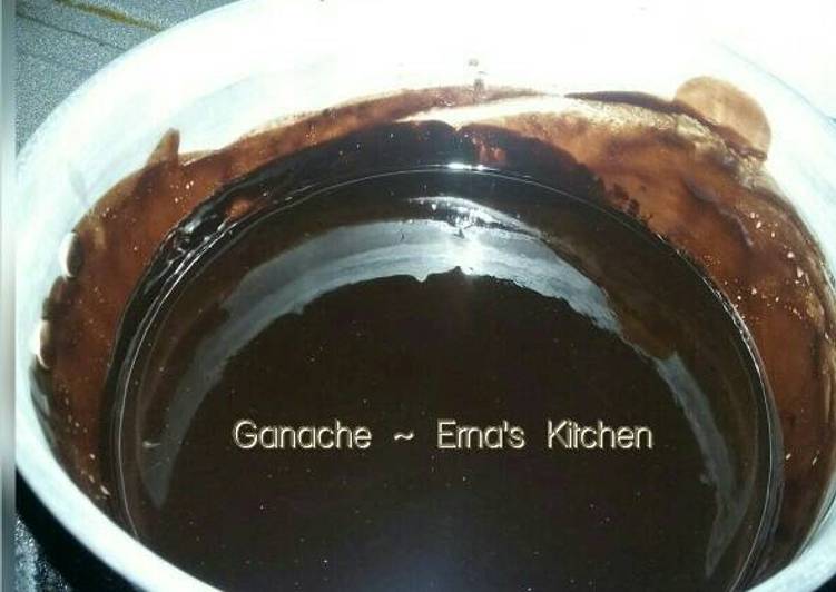 Resep Chocolate Ganache Ekonomis By Erna's Kitchen