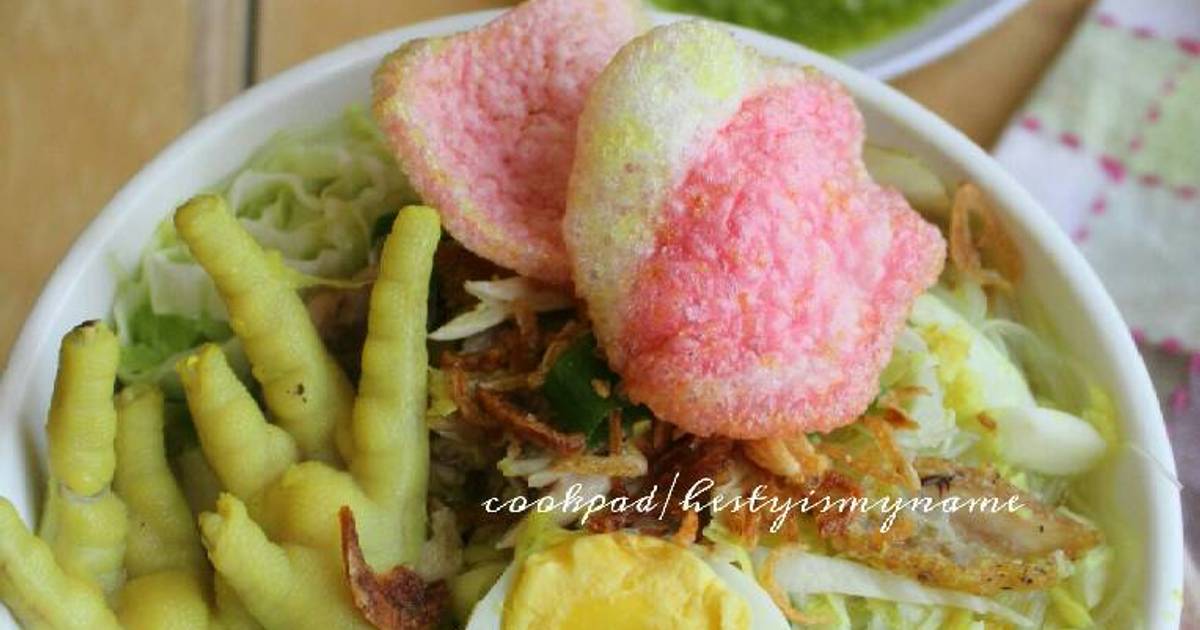 Resep Soto ayam ceker ala Hestyismyname