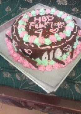 Cake ultah sederhana