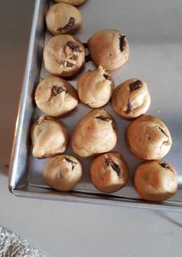 Soes kering isi coklat