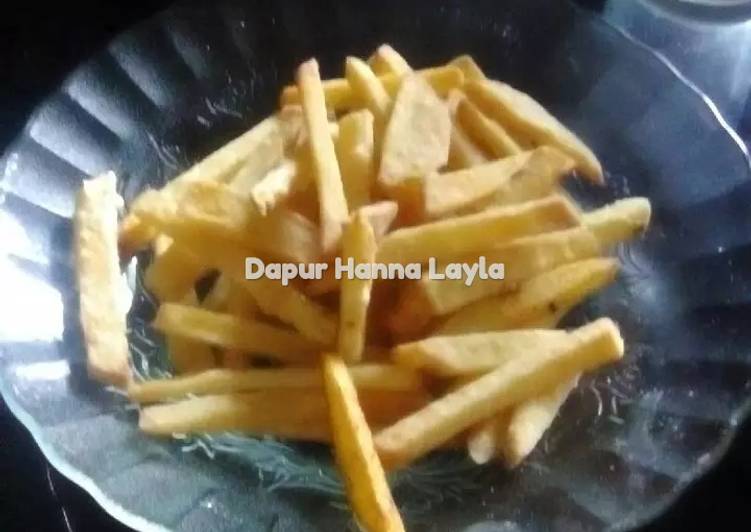 resep lengkap untuk French Fries/stik kentang goreng