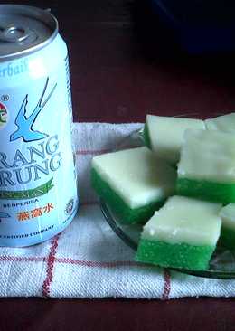 Kue Talam Singkong Pandan