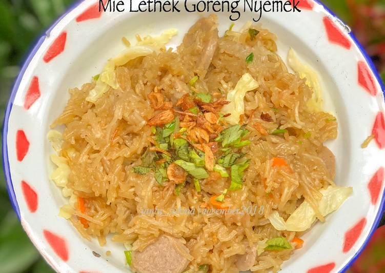 Mie Lethek Goreng Nyemek foto resep utama