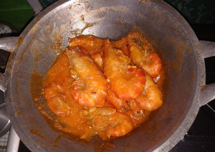 resep Udang asam manis pedas