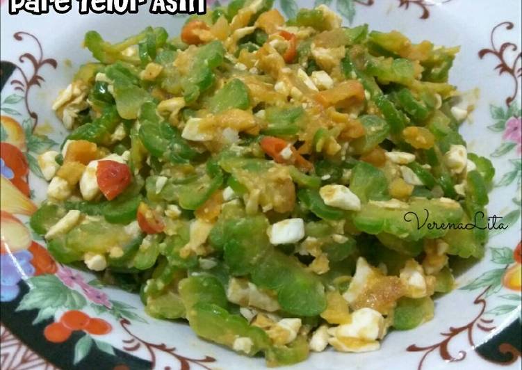 Tumis Pare Telur Asin