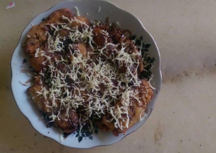 cara membuat Pisang goreng keju susu lembut enak ??????