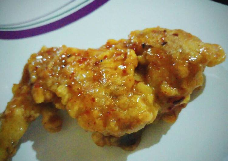 gambar untuk resep Fire wing / wing ala recheese