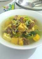 Tahu Tauge Kuah plus Daging