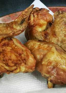 Ayam goreng oven renyah, 100% tanpa minyak, rasa mirip deep fry