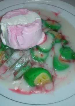 Es cream Pisang ijo ala pipit