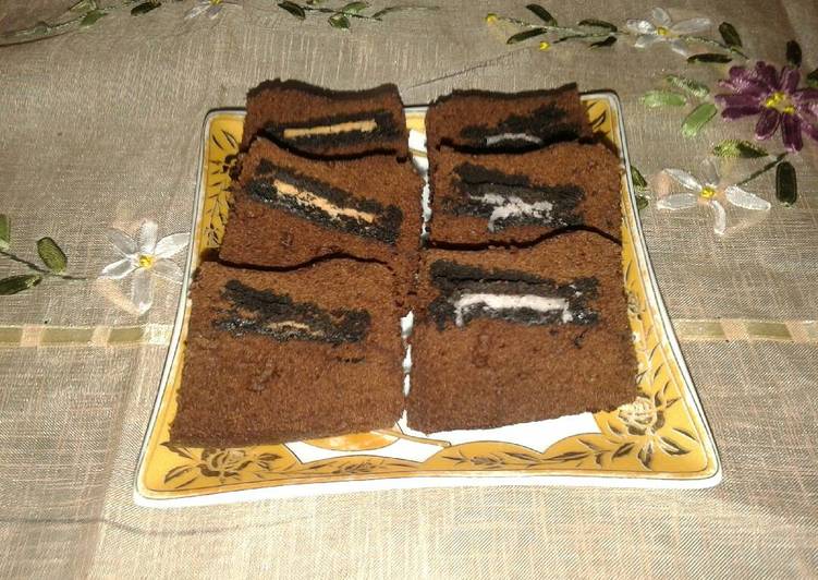 Resep Brownies Kukus Lapis Oreo Oleh Relia Rizka